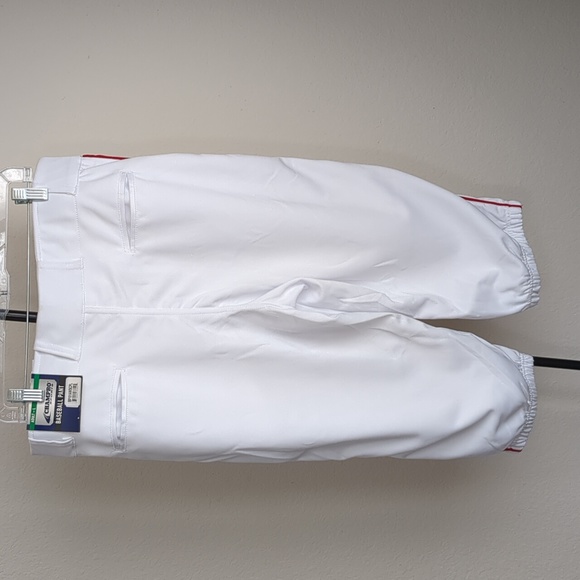 NWT Champro Baseball Knicker Pants White With Red Piping  Mens Sz L - Picture 3 of 12